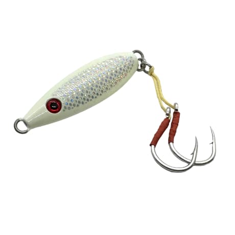 WCFT Flat Fall Lure - Glow White