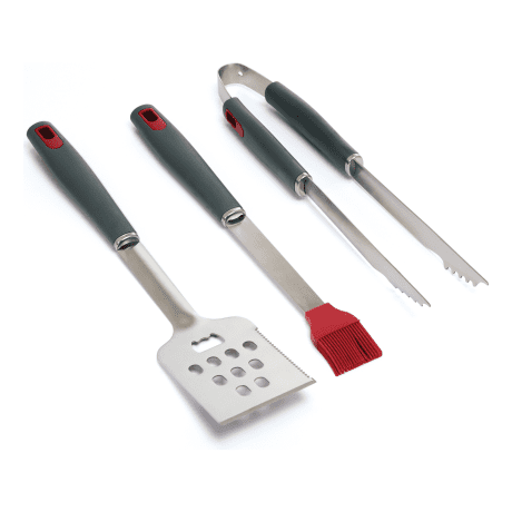 Grill Pro® 3-Piece Stainless Steel Tool Set w/ Resin Handles