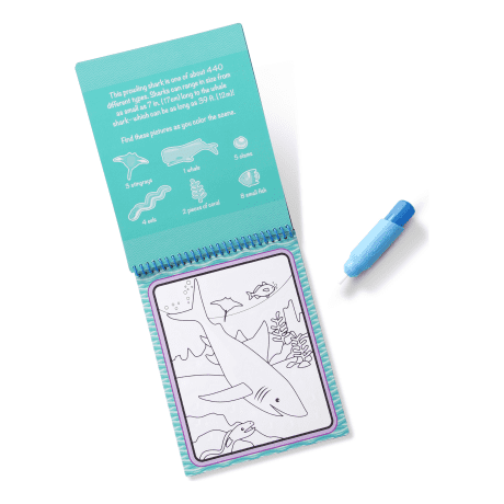 Melissa & Doug® Water WOW! Colouring Book - Under the Sea