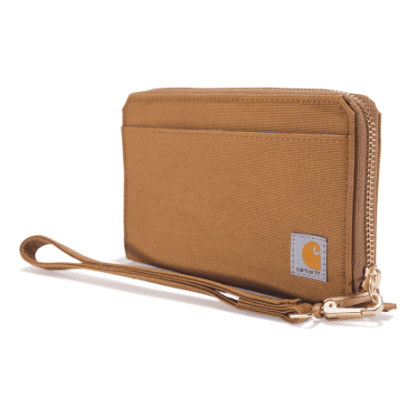 Carhartt® Nylon Duck Lay-Flat Clutch – Brown
