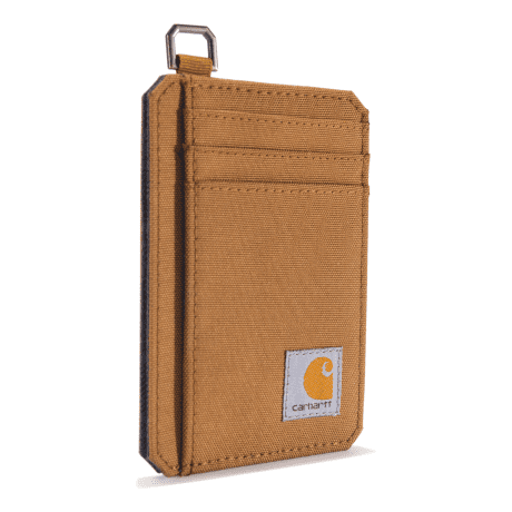 Carhartt® Nylon Duck Front Pocket Wallet – Brown
