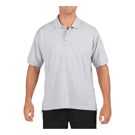 5.11® Tactical Jersey Short-Sleeve Polo Shirt - Heather Grey