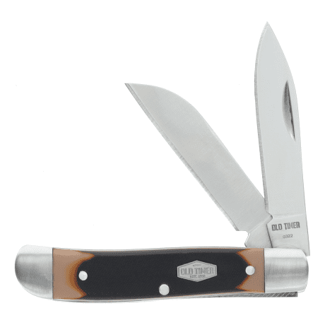 Old Timer Trapper Folding Pocket Knife & Bottle Opener Combo