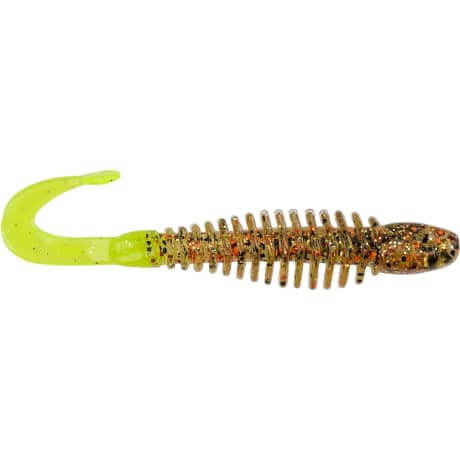 Berkley® PowerBait® Curly Bones - Gold Cracker/Chartreuse