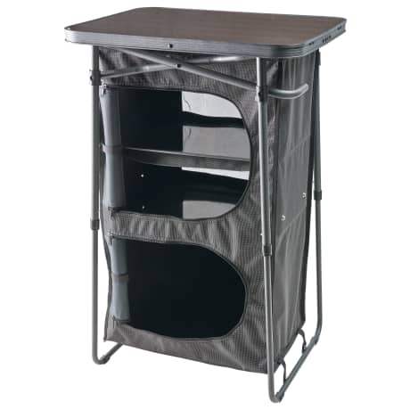 Cabela's® Dual-Height 3-Shelf Camp Cupboard - Black/Grey