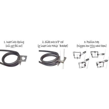 HAGz Body Grip Trap Spring Clips