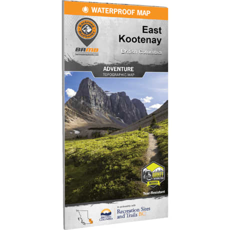 Backroad Mapbooks East Kootenay BC - Waterproof Recreation Map