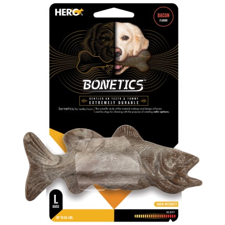 Hero Bonetics™ Large Bacon-Flavored Grouper Chew Toy