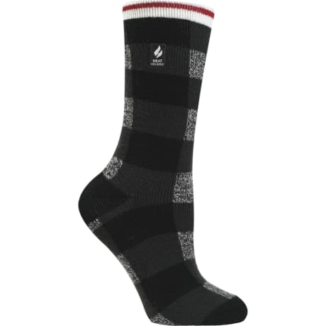 Heat Holders® Women’s Lite Riley Buffalo Plaid Crew Sock