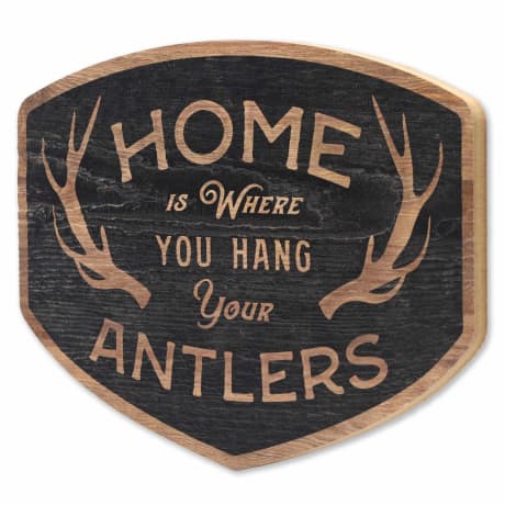 Open Road's Hang your Antlers Sign
