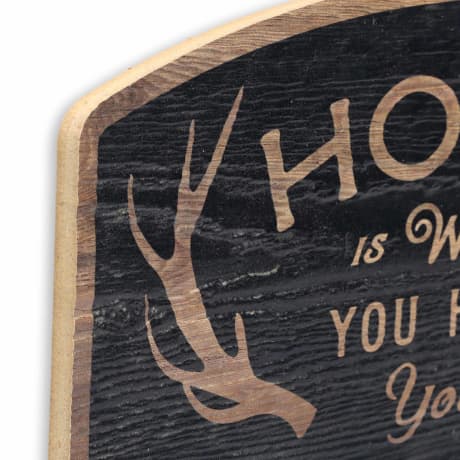 Open Road's Hang your Antlers Sign