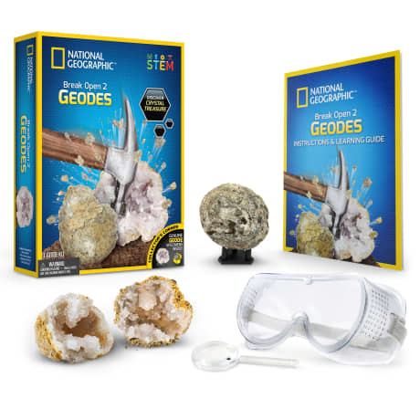 National Geographic® Break Open 2 Geodes