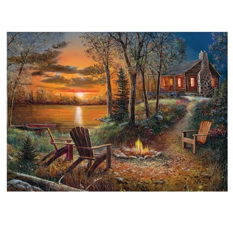 Cobble Hill Fireside Puzzle - 500 Pieces