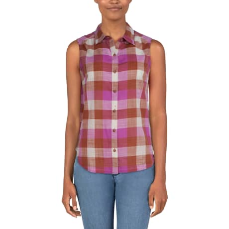 Natural Reflections® Women’s Meadowlands Button-Up Sleeveless Shirt