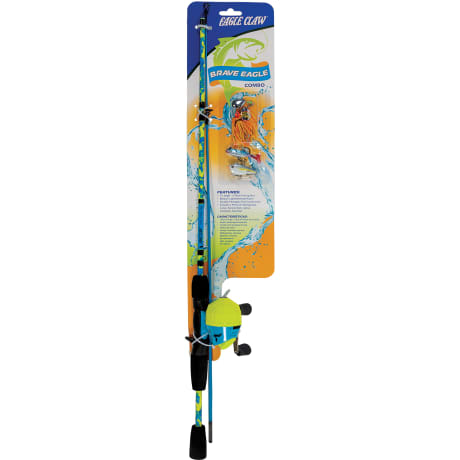 Eagle Claw® Brave Eagle Spincast Combo