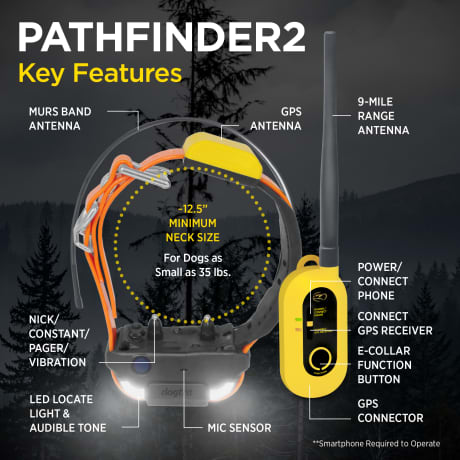 Dogtra PATHFINDER2 GPS Dog Tracking Collar