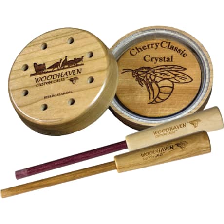 WoodHaven Custom Calls™ Cherry Classic Crystal Friction Turkey Call