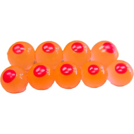Unreel™ Tackle Soft Beads - Dotted Soft Bead Lite Orange/Hot Pink