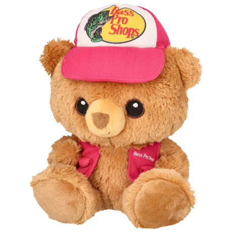 Bass Pro Shops® Plush Stuffed Trucker Cap Bear Toy