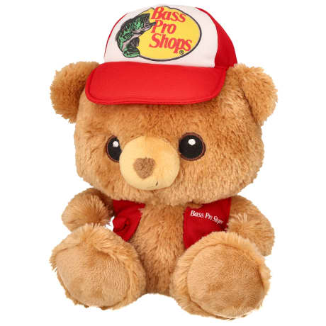 Bass Pro Shops® Plush Stuffed Trucker Cap Bear Toy