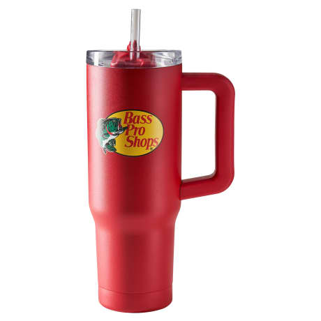 Bass Pro Shops® 30-oz. Mug with Slider Lid and Straw