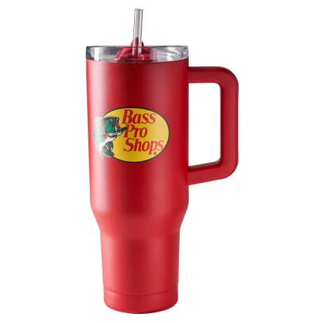 Bass Pro Shops® 40-oz. Mug with Slider Lid and Straw