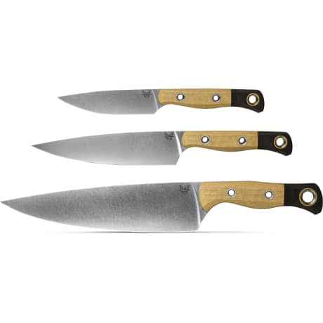 Benchmade® 4000-02 3 Piece Kitchen Knife Set - Tan