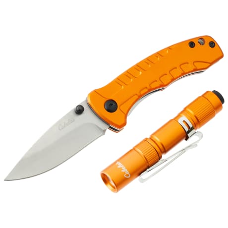 Cabela's® Outdoor Essentials Flashlight and Folding Knife Combo