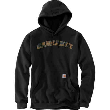 Carhartt® Men’s Loose Fit Midweight Camo Logo Hoodie