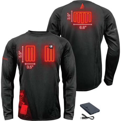 RedHead® Men’s 5V Battery Heated Long-Sleeve Base-Layer Top