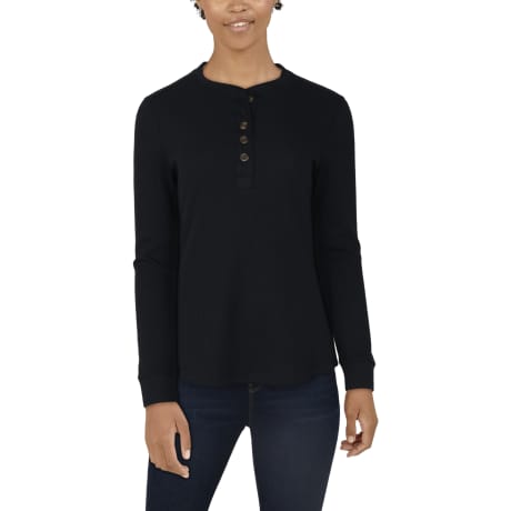 Natural Reflections® Women’s Thermal Long-Sleeve Henley Shirt