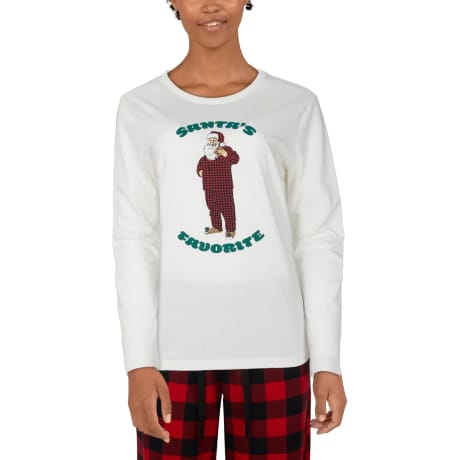 Natural Reflections® Women’s Holiday PJ Long-Sleeve Shirt