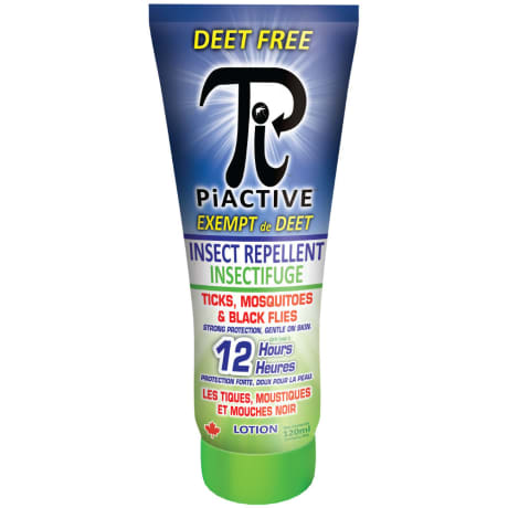 PiACTIVE™ Lotion 12-Hour DEET-FREE Insect Repellent