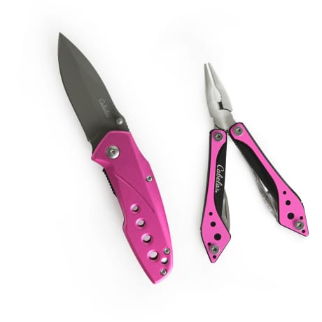 Cabela’s® Folding Knife & Multi-Tool Dragon Fruit Pink Combo