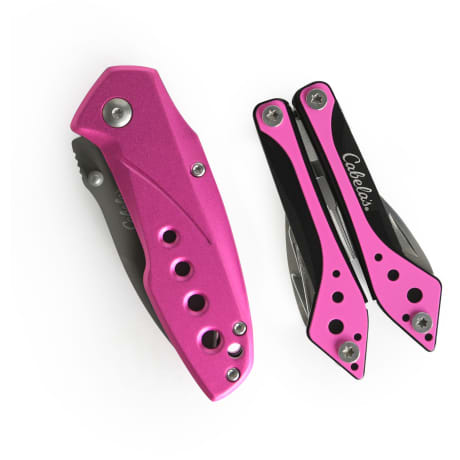 Cabela’s® Folding Knife & Multi-Tool Dragon Fruit Pink Combo