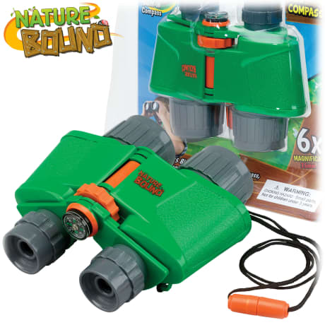 Nature Bound® Binoculars with Compass for Kids