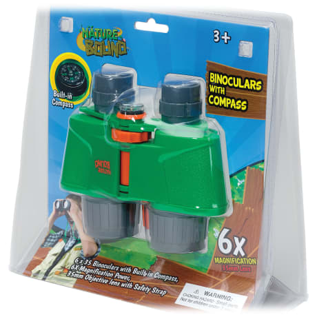Nature Bound® Binoculars with Compass for Kids