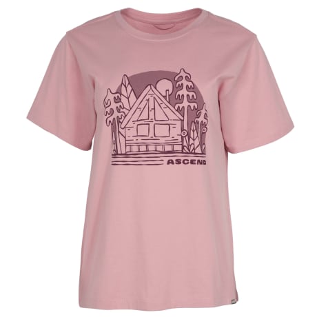 Ascend® Woman's Organic Cabin Vibes Graphic Short-Sleeve T-Shirt