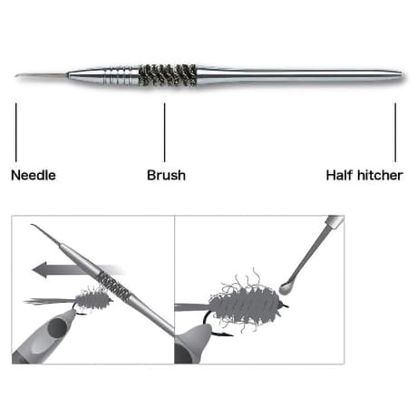 SHOR 3-in-1 Dubbing Brush