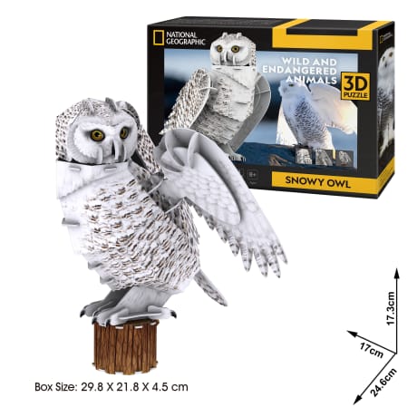 National Geographic® 3D Puzzle - Snowy Owl