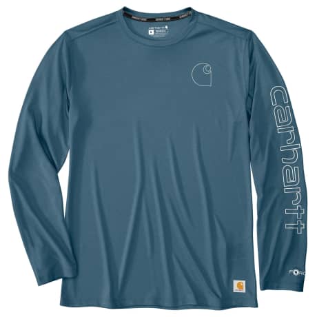 Carhartt® Men’s Force Sun Defender™ Lightweight Long-Sleeve Logo Graphic T-Shirt