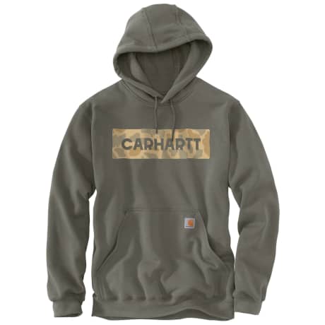 Carhartt® Men’s Loose Fit Camo Graphic Midweight Hoodie