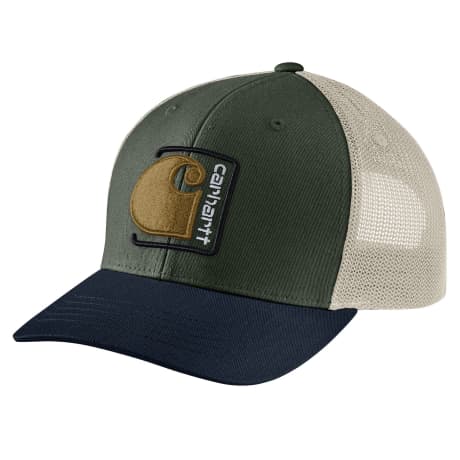 Carhartt® Men’s Fitted Canvas Mesh-Back Snapback Cap