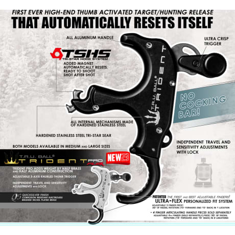 T.R.U. Ball Trident Pro Flex Bow Release