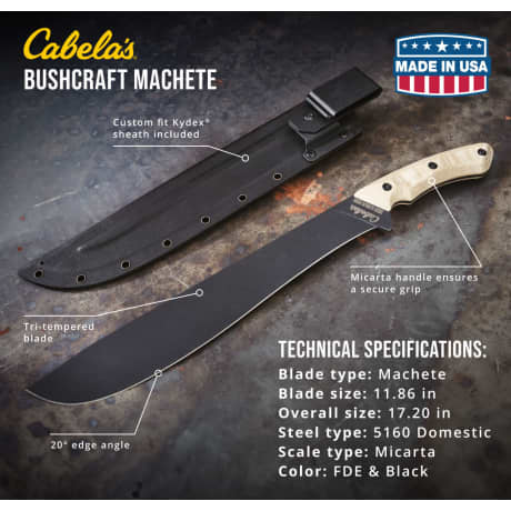 Cabela's® Bushcraft Machete
