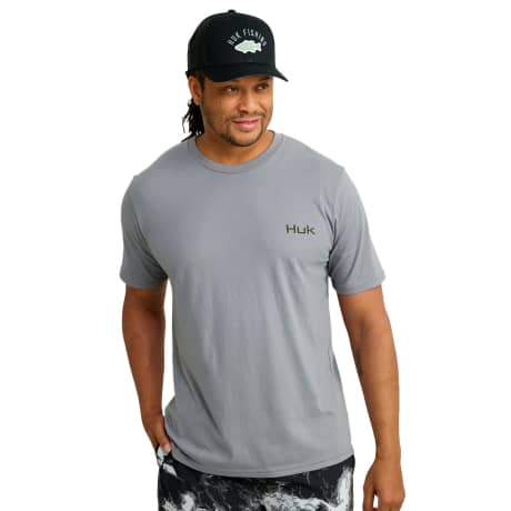 Huk® Men's KC Badge Bass Graphic T-Shirt