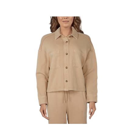 Natural Reflections® Woman's Harbour Cropped Shirt Jacket