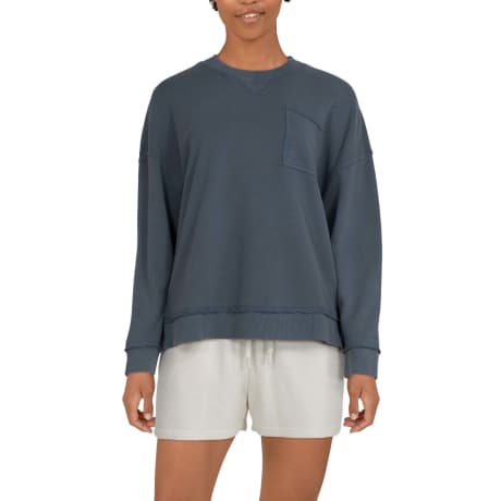 Natural Reflections® Woman's Harbour Long-Sleeve Pocket Sweatshirt