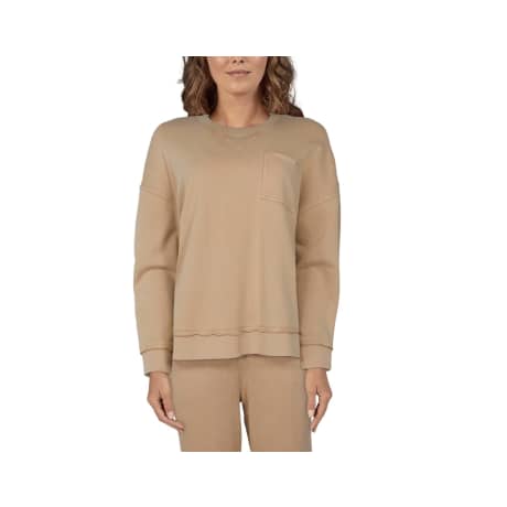 Natural Reflections® Woman's Harbour Long-Sleeve Pocket Sweatshirt