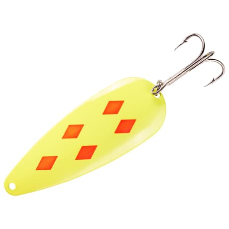 Chartreuse/Orange Diamonds